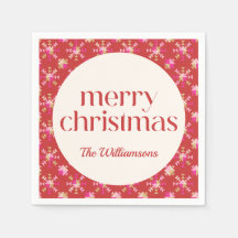 Dicke rosa rote goldene geometrische Personalisier