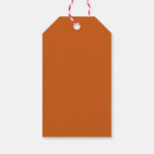 Dicke Rosa Rote Retro Groovy Geschenkanhänger (Rückseite)