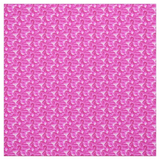 Dicke rosa Spruce Comed Cotton Stoff (Muster)