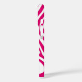 Dicke Rosa Swirl iPhone 16 Gehäuse - Retro Wave Case-Mate iPhone Hülle (Rückseite / Links)