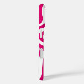 Dicke Rosa Swirl iPhone 16 Gehäuse - Retro Wave Case-Mate iPhone Hülle (Rückseite / Rechts)