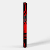 Dicke Rot- und Schwarzflamme Case-Mate iPhone Hülle (Rückseite / Rechts)