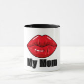 Dicke Rote Lippen "Meine Mama" Tasse - Fun & Styli (Zentrum)