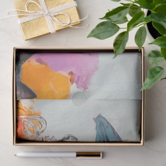 Dicke Rotzunge mit Tränen Dekoupage Seidenpapier (Geschenk)