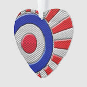 Dicke Roundel-Sonnenbrust-Design im Carbon-Fibre-S Ornament (Vorderseite)