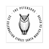 Dicke Rücksendeadresse Briefmarke Permastempel (Design)