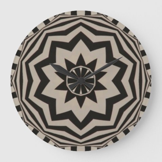 Dicke, schwarz und weiß Uhr (Vorderseite)