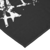 Dicke schwarz-weiß blaue Augen Tiger Tischdecke (Schrägansicht)