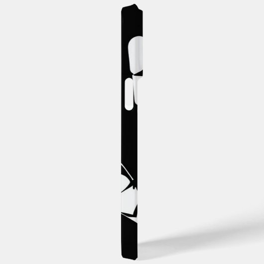 Dicke Schwarz-Weiß-Musik-Abdeckung Case-Mate iPhone Hülle (Rückseite / Rechts)