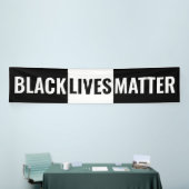 Dicke schwarze und weiße schwarze Lebensformen Banner (Messeveranstaltung)