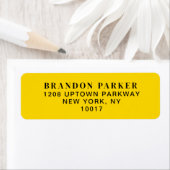 Dicke Senfgelb mit schwarzem Text (Insitu)