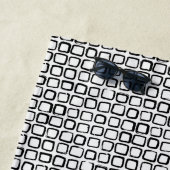 Dicke Sketch Squares Monochrome Strandtuch (Beispiel)