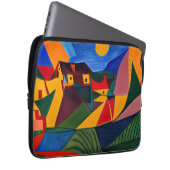 Dicke Sonnenuntergang Picasso Art Laptopschutzhülle (Vorne Rechts)