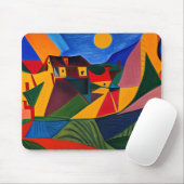 Dicke Sonnenuntergang Picasso Art Mousepad (Mit Mouse)