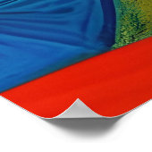 Dicke Sonnenuntergang Picasso Art Poster (Ecke)