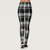 Dicke Streifen karierte Leggings (Rückseite)