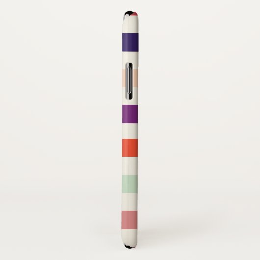 Dicke Streifen Monogramm Case-Mate iPhone Hülle (Hinten/Rechts)