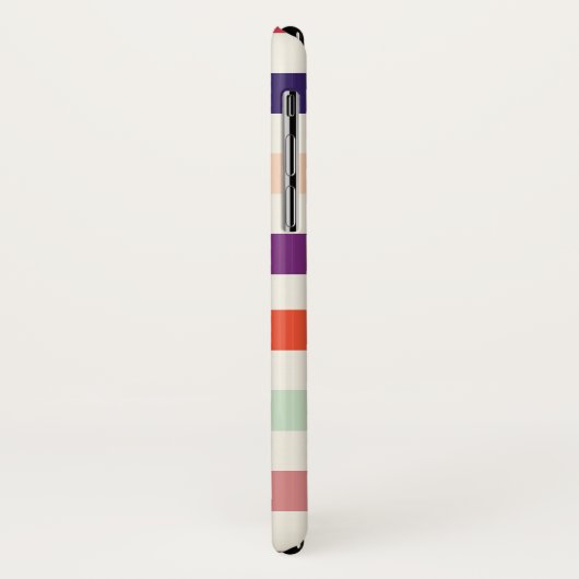 Dicke Streifen Monogramm Case-Mate iPhone Hülle (Hinten/Links)