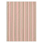 Dicke Streifen rosa Braunfärbung Tischdecke (Vorderseite)