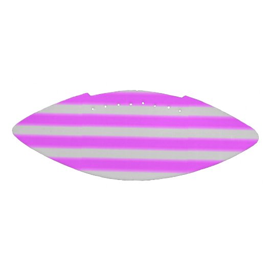 Dicke Streifen Rosa und Weiß Football (Panel)