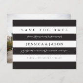 Dicke Streifen Save the Date (Vorne/Hinten)