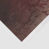 Dicke Streifen Schmetterling auf Maroon Damask Wal Seidenpapier (Ausschnitt)