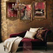 Dicke Streifen, Zebra Lounging, Hollywood Regency Seidenpapier