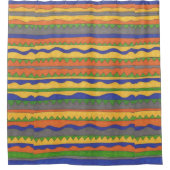 Dicke Streifenduschvorhang Duschvorhang (Vorderseite)