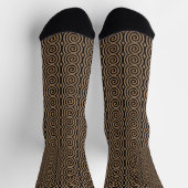 Dicke Swirls-Tan-Socken Socken (Oben)