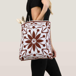 Dicke symmetrische Muster-Totbeutel Tasche