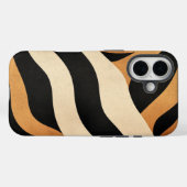 Dicke Tiger Strips Handy Case (Rückseite (Horizontal))