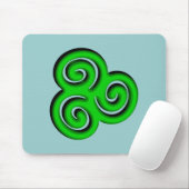 dicke Triskele thick Mousepad (Mit Mouse)