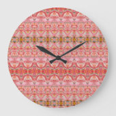 Dicke Uhr mit Aquamarin und rot (Vorderseite)