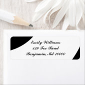 Dicke und ekzentrische Schwarz und Weiß (Insitu)