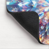 Dicke und holografische Kristalle Mousepad (Ecke)