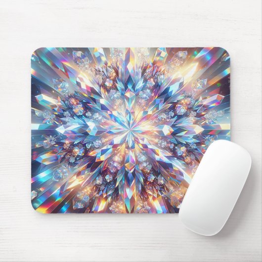 Dicke und holografische Kristalle Mousepad (Mit Mouse)