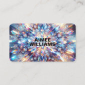 Dicke und holografische Kristalle Visitenkarte (Vorderseite)