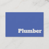 Dicke und klare Kleber- und Klempnergestaltung Visitenkarte (Vorderseite)