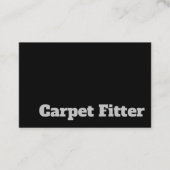 Dicke und klare Teppichböden Visitenkarte (Vorderseite)