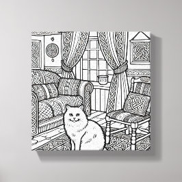 Dicke und leichte Katze #9 Leinwanddruck