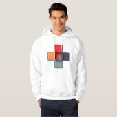 Dicke und moderne Abstrakte Kunst Hoodie (Vorne ganz)