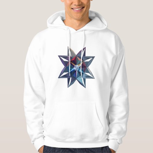 Dicke und moderne Abstrakte Kunst Hoodie (Vorderseite)