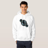 Dicke und moderne Abstrakte Kunst Hoodie (Vorne ganz)