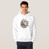 Dicke und moderne Abstrakte Kunst Hoodie (Vorne ganz)