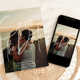 Dicke und moderne Schrift Save The Date