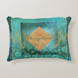 Dicke veridische Aquarellfarbe Dekokissen