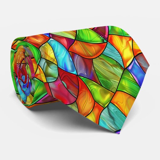 Dicke verklebte Glaskonstruktion Krawatte (Gerollt)