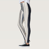 Dicke vertikale Streifen Leggings (Links)