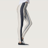 Dicke vertikale Streifen Leggings (Rechts)