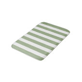 Dicke vertikale Streifen und weiß gestreift Badematte (Schrägansicht)